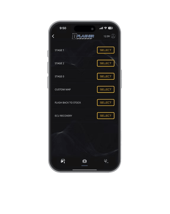 Select a DFlasher tuning file