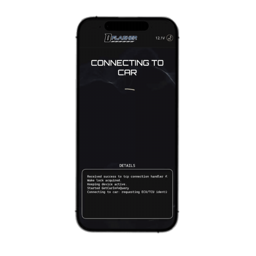 DFlasher connection step